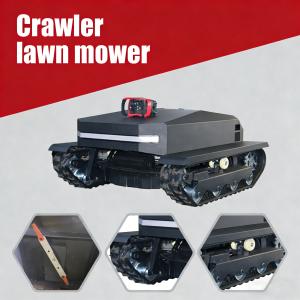 Crawler lawn mower